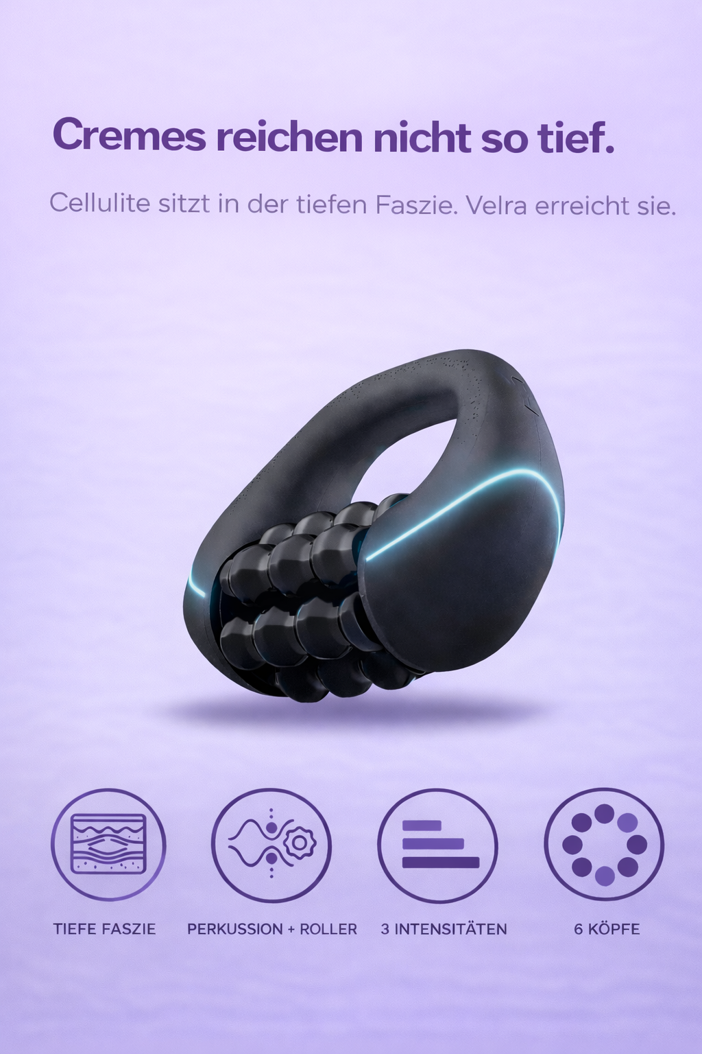 INIA® CelluLift Pro – Rotierendes Anti-Cellulite-Massagegerät zur Fettverbrennung