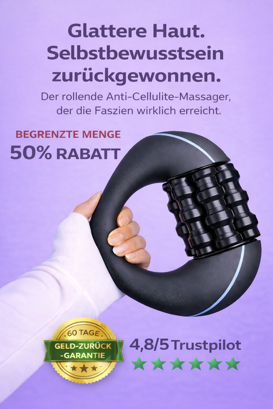 INIA® CelluLift Pro – Rotierendes Anti-Cellulite-Massagegerät zur Fettverbrennung